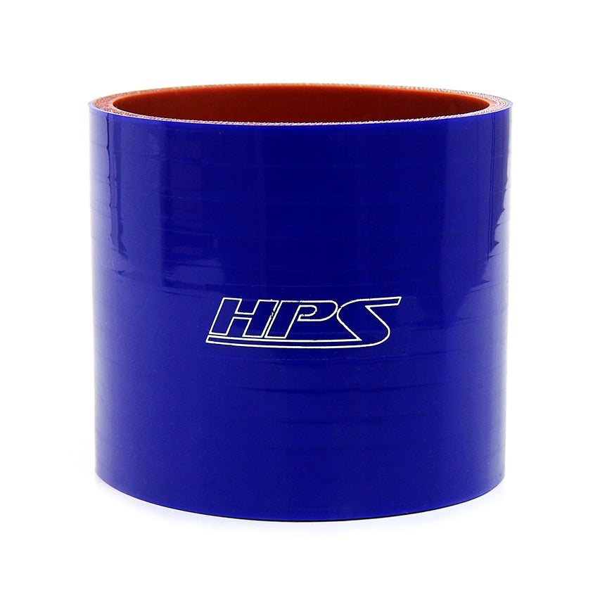 HPS 1.5 inch ID 6 inch Long High Temp 4-ply Reinforced Silicone Straight Coupler Hose Blue 38mm ID 152mm Length