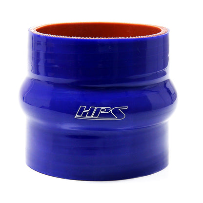 HPS 3/4 inch ID 6 inch Long High Temp 4-ply Reinforced Silicone Hump Coupler Hose Blue 19mm ID 152mm Length