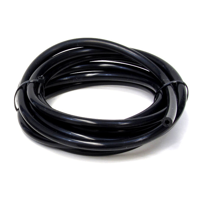 HPS 1/2 inch 13mm ID Black High Temp Silicone Vacuum Hose Tubing - 25 Feet Roll