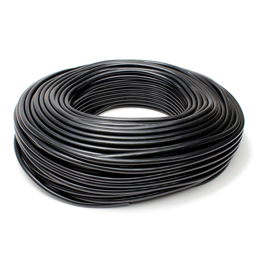 HPS 9/16 inch 14mm High Temperature Silicone Vacuum Hose Tubing Black 25 Feet Roll