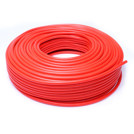 HPS 13/64 inch 5mm ID Red High Temp Silicone Vacuum Hose Tubing - 100 Feet Roll