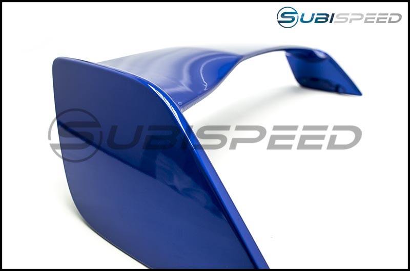 OLM STI Style Paint Matched Spoiler - WR Blue Pearl - 2015-2021 Subaru WRX / STI - Graveyard Performance