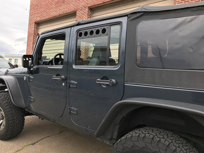 Billetworkz Window Vents Jeep Wrangler JK 4-Door 2007-2017 - Graveyard Performance