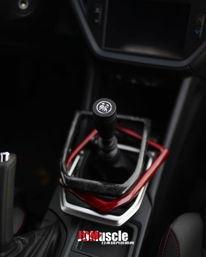 JDMuscle [22-25 WRX] MT Carbon Fiber Shifter Trim Replacement