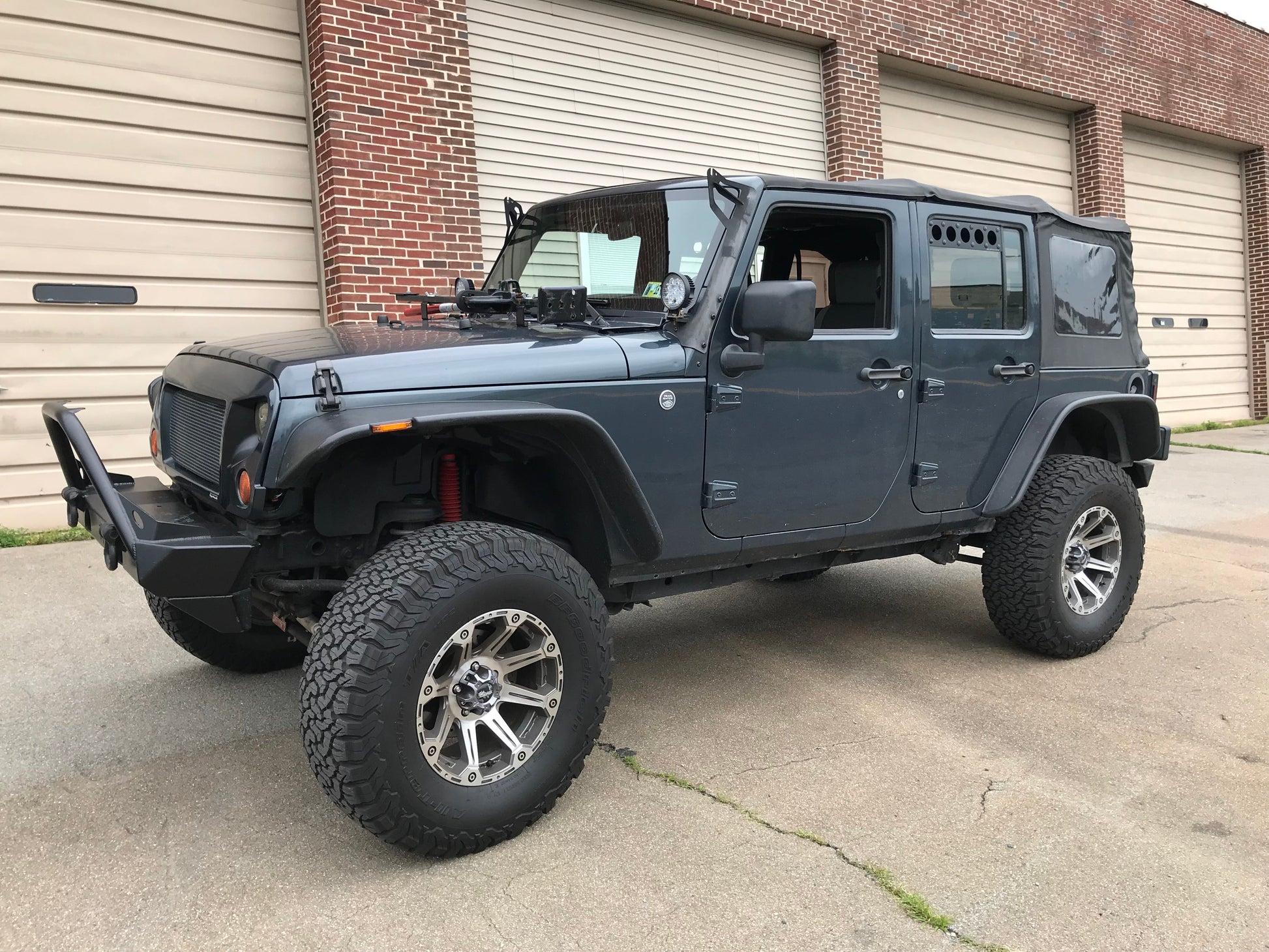Billetworkz Window Vents Jeep Wrangler JK 4-Door 2007-2017 - Graveyard Performance