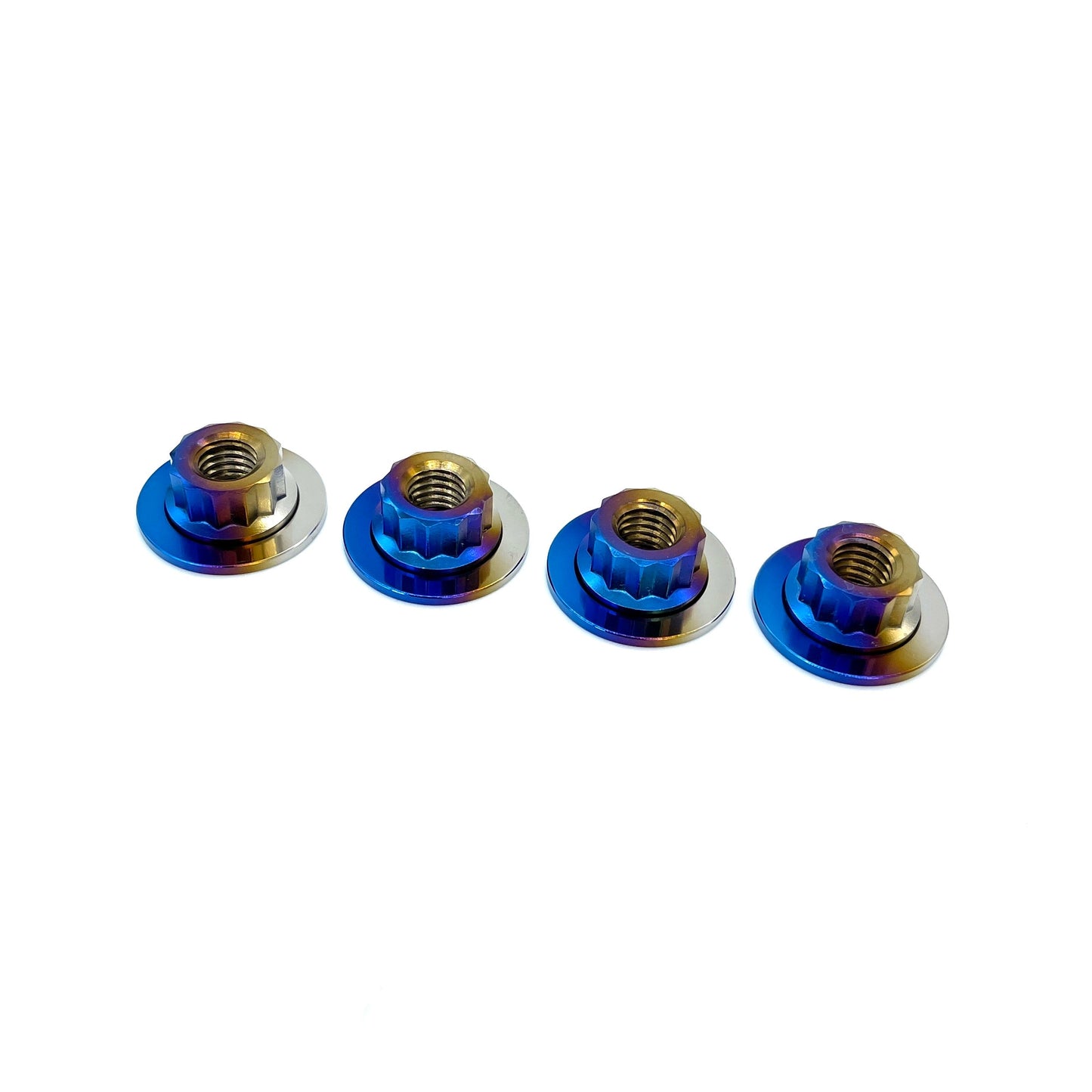 JDC Titanium Hood Bracket Replacement Nuts (R35 GT-R) - Graveyard Performance