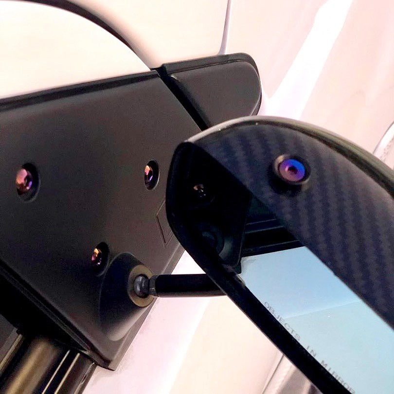 JDC Titanium Hardware for APR GT3 Mirrors (Evo 7/8/9) - Graveyard Performance