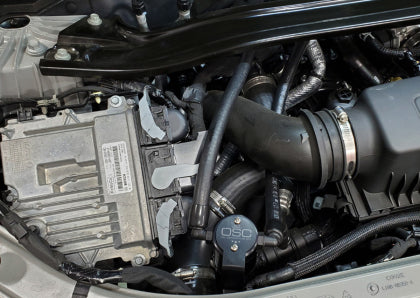 J&L 2020-2023 Ford Explorer 3.0L EcoBoost ST Oil Separator 3.0 Passenger Side - Black Anodized