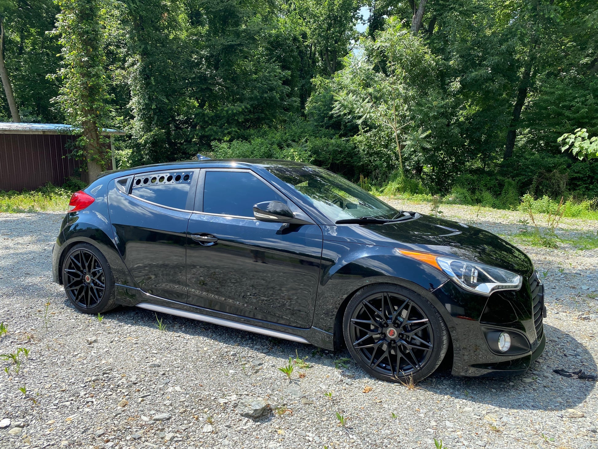 Billetworkz Window Vents Hyundai Veloster 2012-2017 - Graveyard Performance