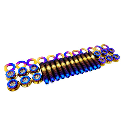 JDC Titanium Exhaust Manifold Stud Kit (MK4 Supra) - Graveyard Performance