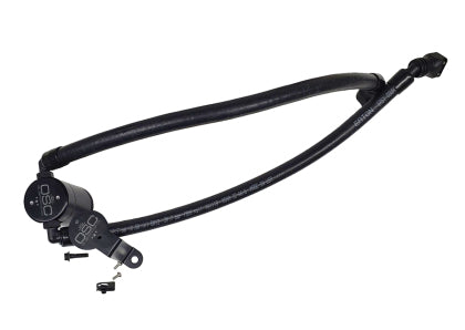 J&L 2020-2023 Ford Explorer 3.0L EcoBoost ST Oil Separator 3.0 Passenger Side - Black Anodized