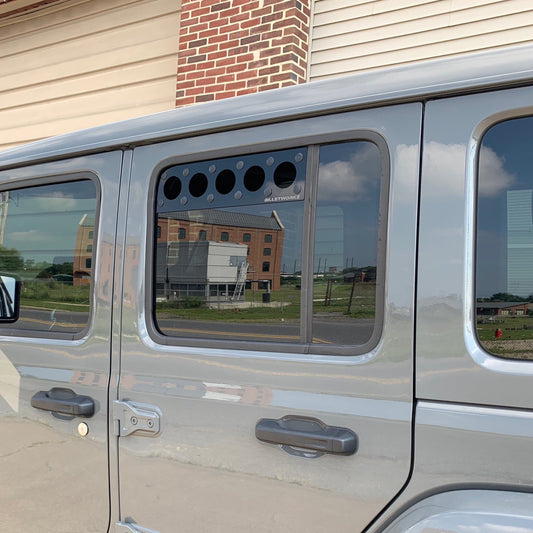 Billetworkz Window Vents Jeep Wrangler / Gladiator JL 4-Door 2018+ - Graveyard Performance