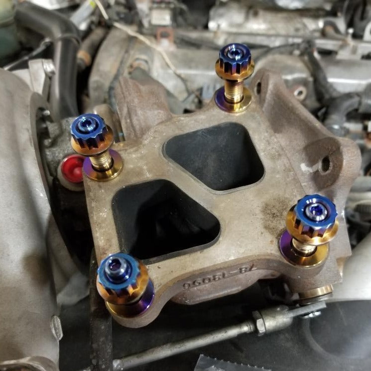JDC Titanium Turbo to Manifold Stud Kit (Evo 4-10/Universal) - Graveyard Performance