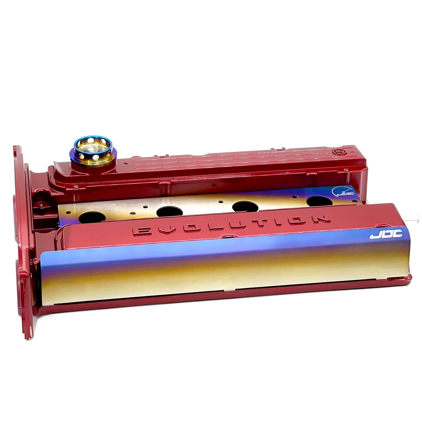 JDC Titanium V1 Oil Cap (Evo 1-9/DSM) - Graveyard Performance