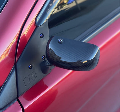 JDC Titanium Hardware for APR GT3 Mirrors (Evo 7/8/9) - Graveyard Performance