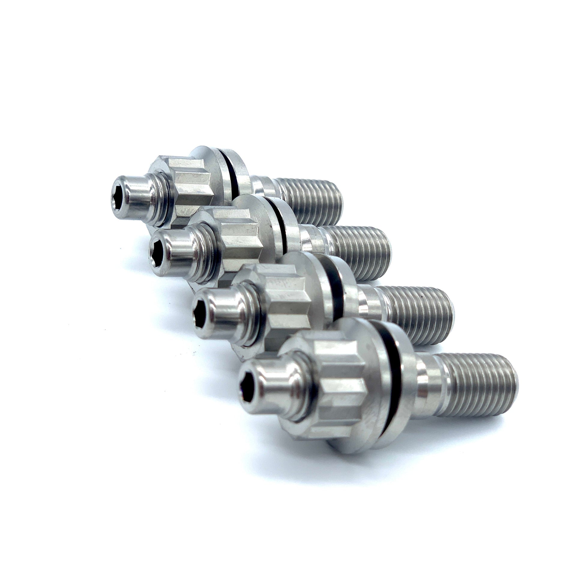 JDC Titanium Turbo to Manifold Stud Kit (Evo 4-10/Universal) - Graveyard Performance