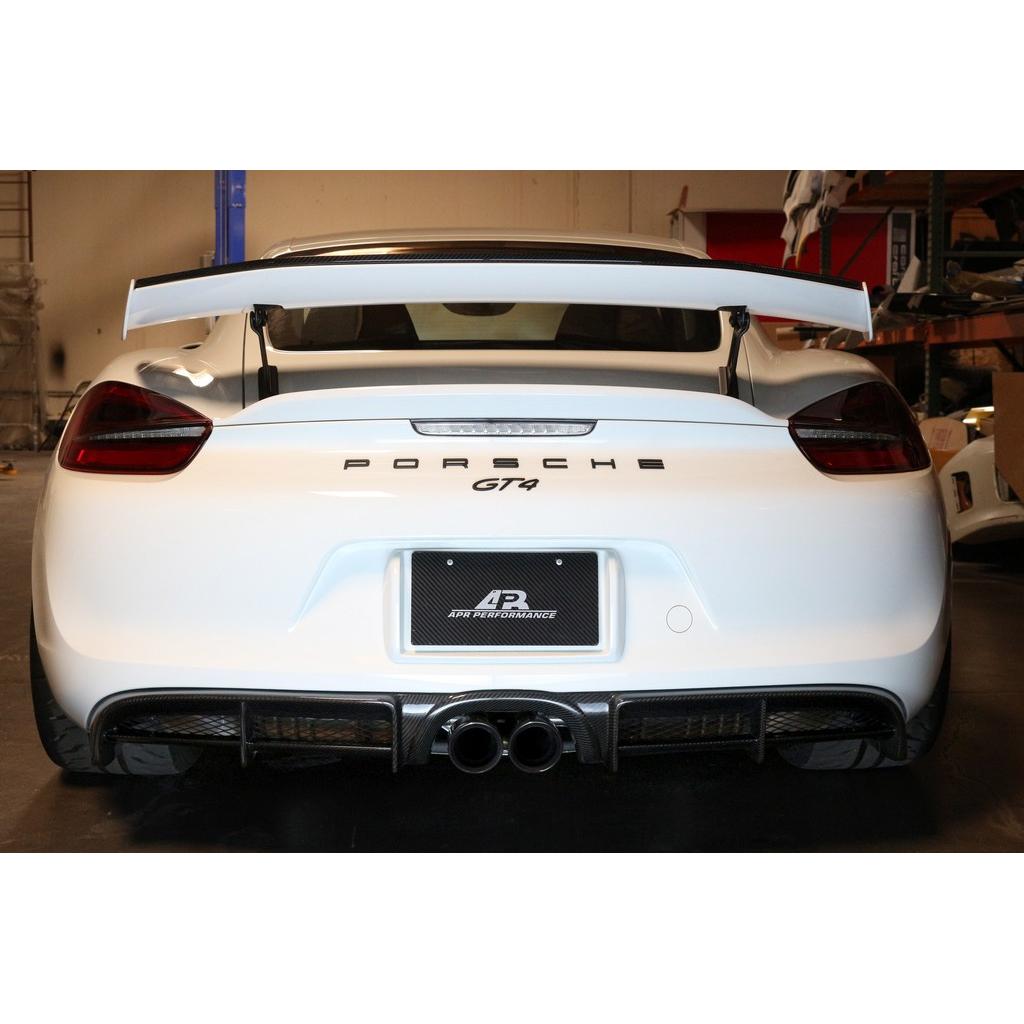 APR Performance Porsche 981 Cayman GT4 Carbon Fiber Rear Diffuser 2015-2016