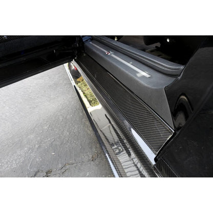 APR Performance Carbon Fiber Nissan GTR R35 Side Rocker Extensions/ Side Skirt 2017-2022