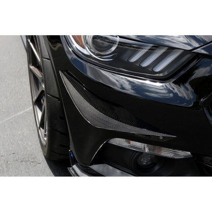 APR Performance Ford Mustang S550 Carbon Fiber Front Bumper Canards 2015-2017