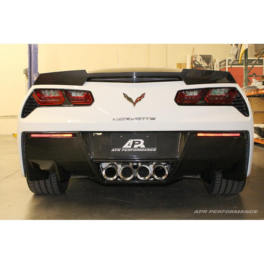 APR Performance Chevrolet Corvette C7 / C7 Z06 Carbon Fiber Exhaust Heat Shields