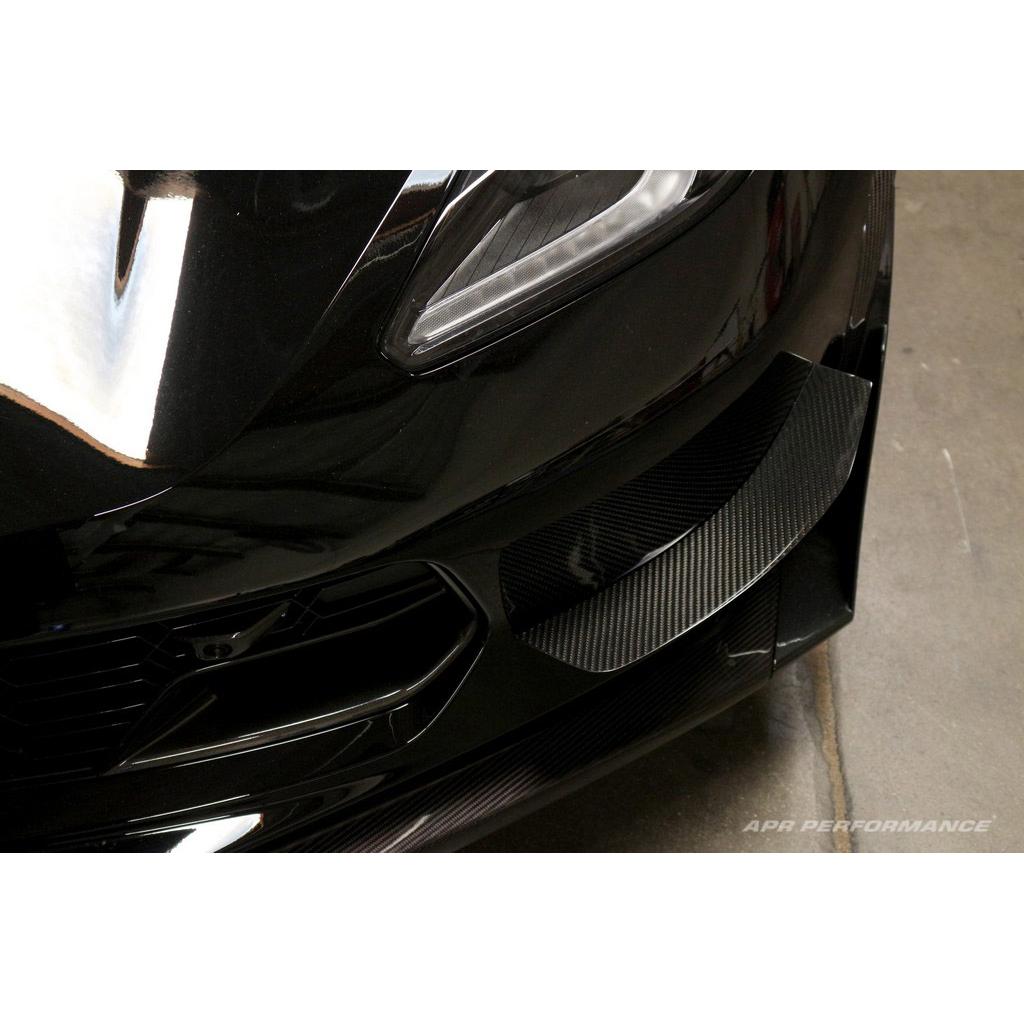 APR Performance Chevrolet Corvette C7 / C7 Z06 Carbon Fiber Front Bumper Race Canards