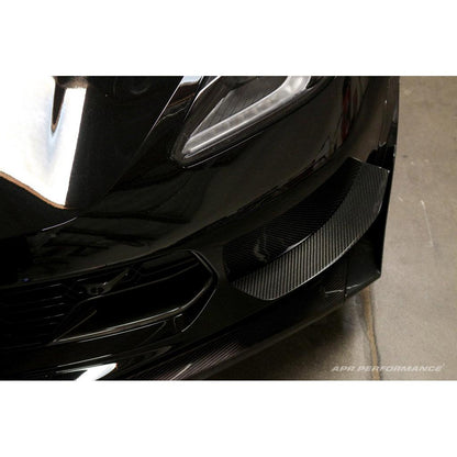 APR Performance Chevrolet Corvette C7 / C7 Z06 Carbon Fiber Front Bumper Race Canards