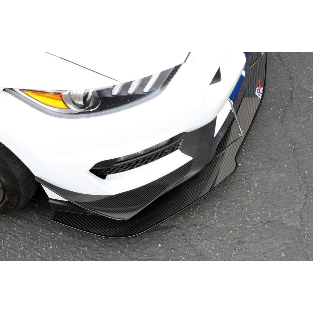 APR Performance Ford Mustang S550 Shelby GT350 Carbon Fiber Front Bumper Canards 2016 - 2020