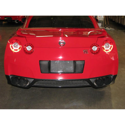APR Performance Carbon Fiber Nissan GTR R35 License Plate Backing 2008-2011