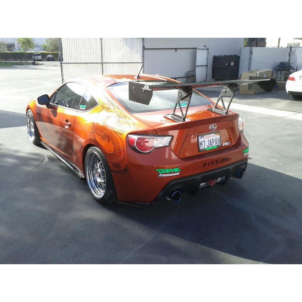 APR Performance Scion FRS / Toyota GT86/ Subaru BRZ GT250 Carbon Fiber Adjustable Wing 2013-2016 w. 11" Pedestals Set