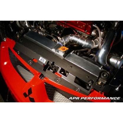 APR Performance Carbon Fiber Mitsubishi Evo 8 / 9 (Evo 8,9) Radiator Cooling Plate 2003-2007