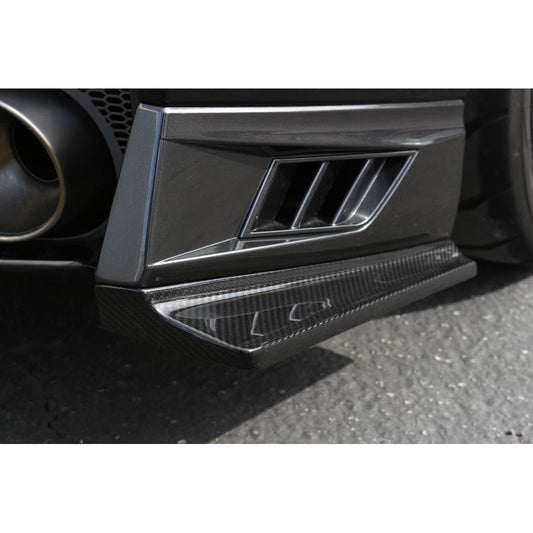 APR Performance Carbon Fiber Nissan GTR-R35 Rear Bumper Skirts 2017-2022