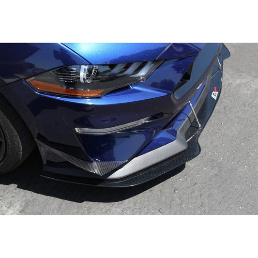 APR Performance Ford Mustang S550 Carbon Fiber Front Bumper Canards 2018-2023