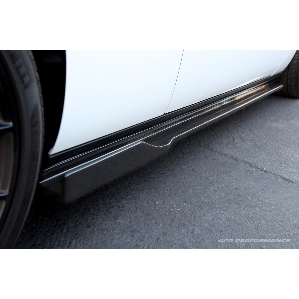 APR Performance Carbon Fiber Dodge Challenger Hellcat Side Rocker Extension 2015-2023 Challenger hellcat