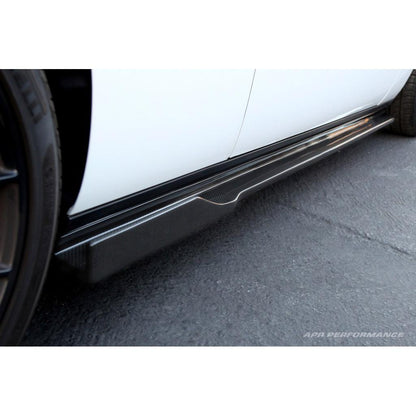 APR Performance Carbon Fiber Dodge Challenger Hellcat Side Rocker Extension 2015-2023 Challenger hellcat