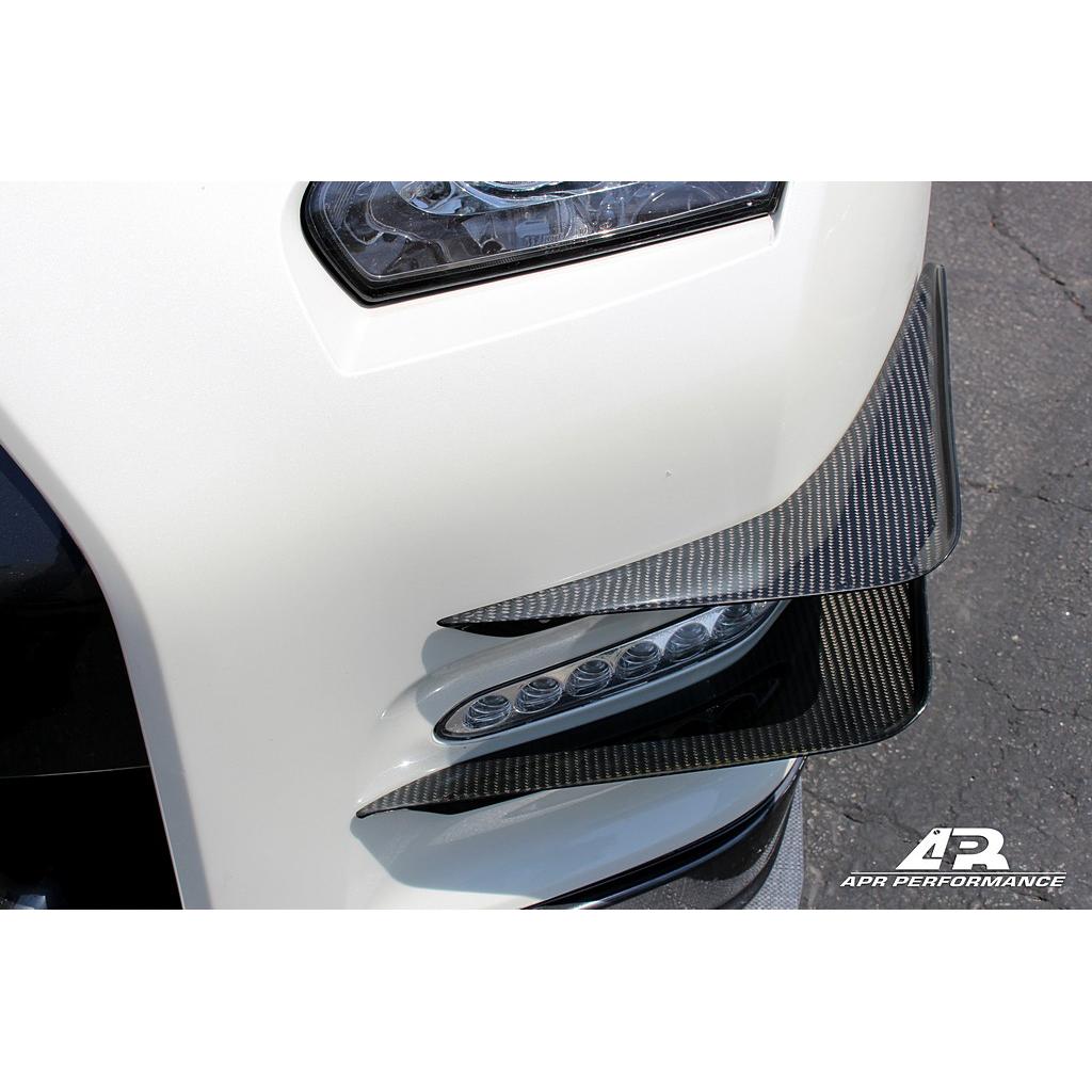 APR Performance Nissan GTR R35 Front Bumper Carbon Fiber Canards 2012-2016