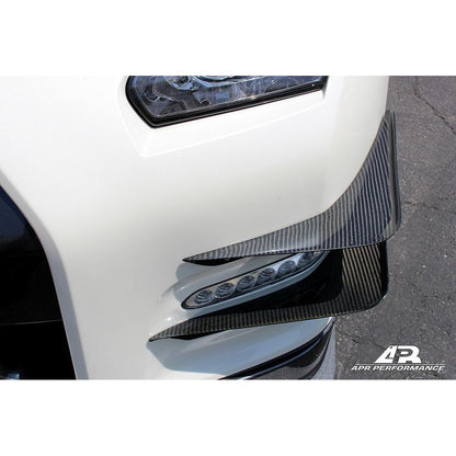 APR Performance Nissan GTR R35 Front Bumper Carbon Fiber Canards 2012-2016