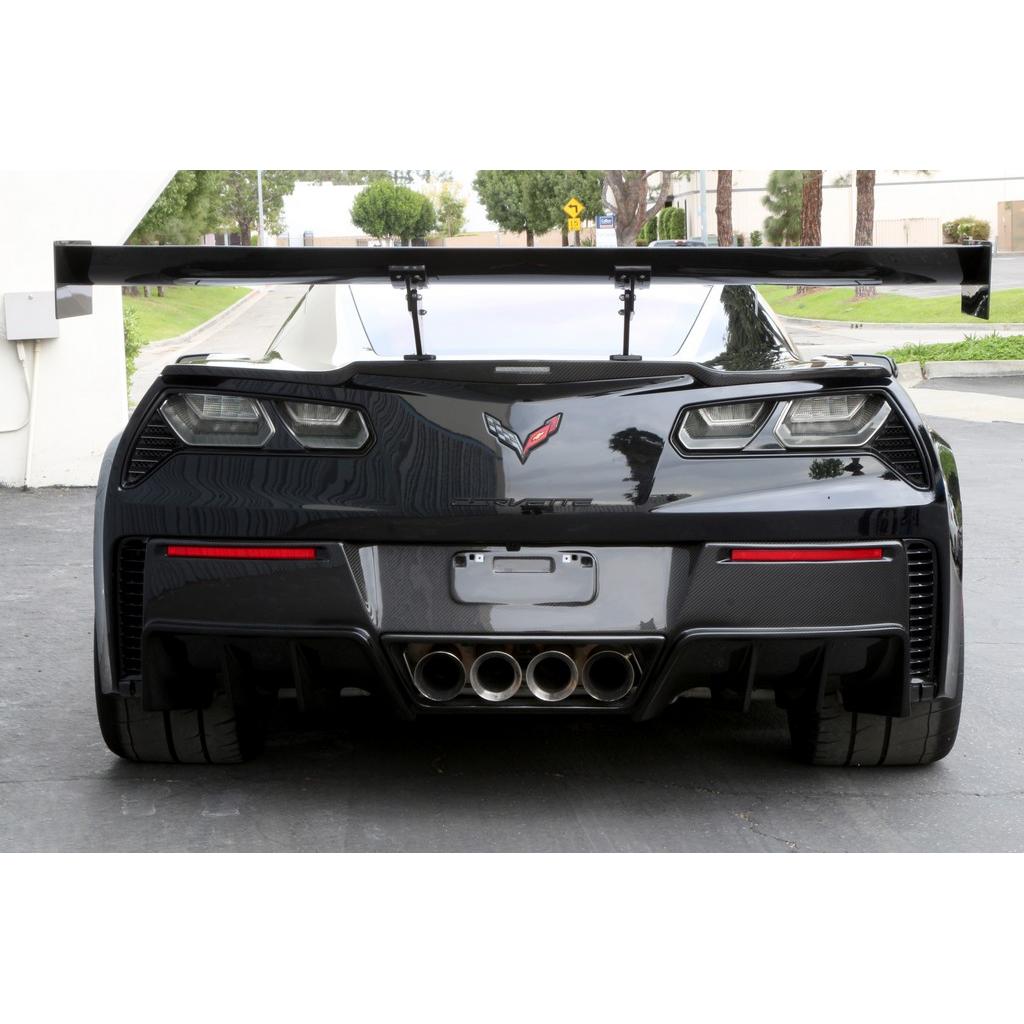 APR Performance Chevrolet Corvette C7 Z06 / Grand Sport GTC500 Chassis Mount Carbon Fiber Adjustable Wing