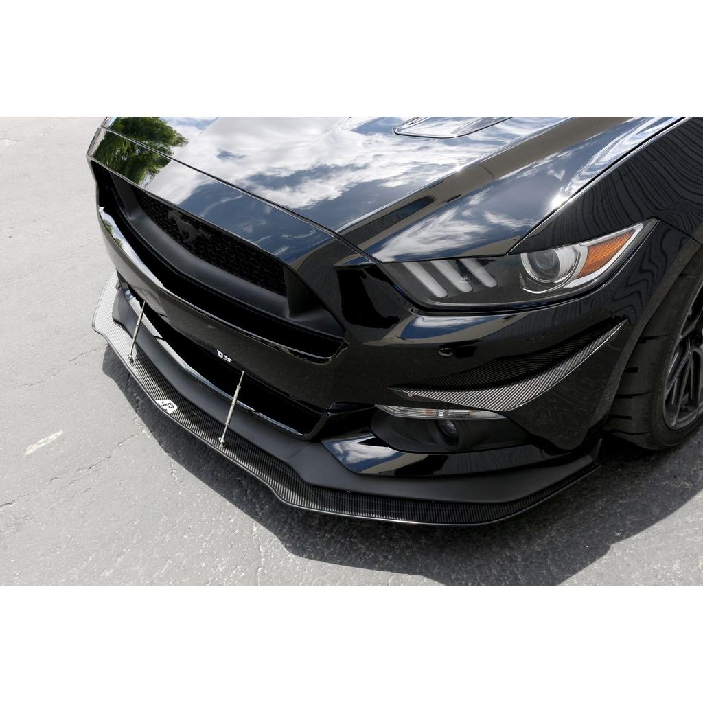 APR Performance Ford Mustang S550 Carbon Fiber Front Bumper Canards 2015-2017