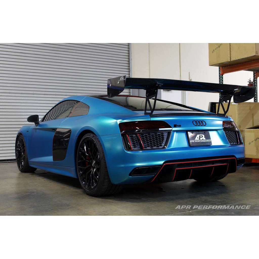 APR Performance Audi R8 GTC500 Carbon Fiber Adjustable Wing and Trunk Panel Replacement 2016-2022
