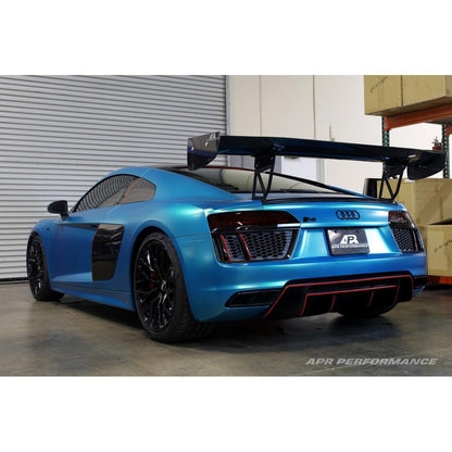 APR Performance Audi R8 GTC500 Carbon Fiber Adjustable Wing and Trunk Panel Replacement 2016-2022