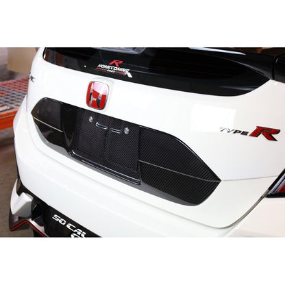 APR Performance Carbon Fiber Honda FK8 Civic Type R License Plate Backing 2017 - 2021