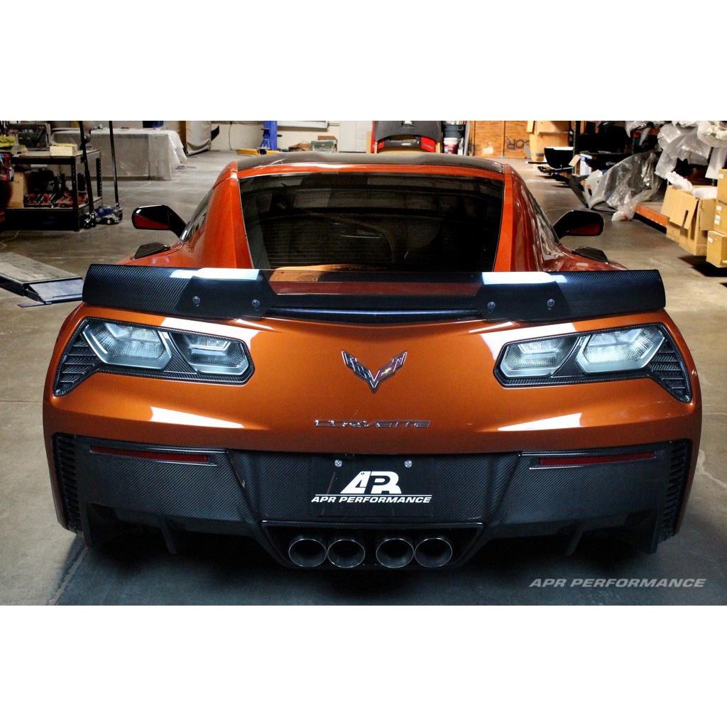 APR Performance Chevrolet Corvette C7 Carbon Fiber Rear Tail Light Bezels
