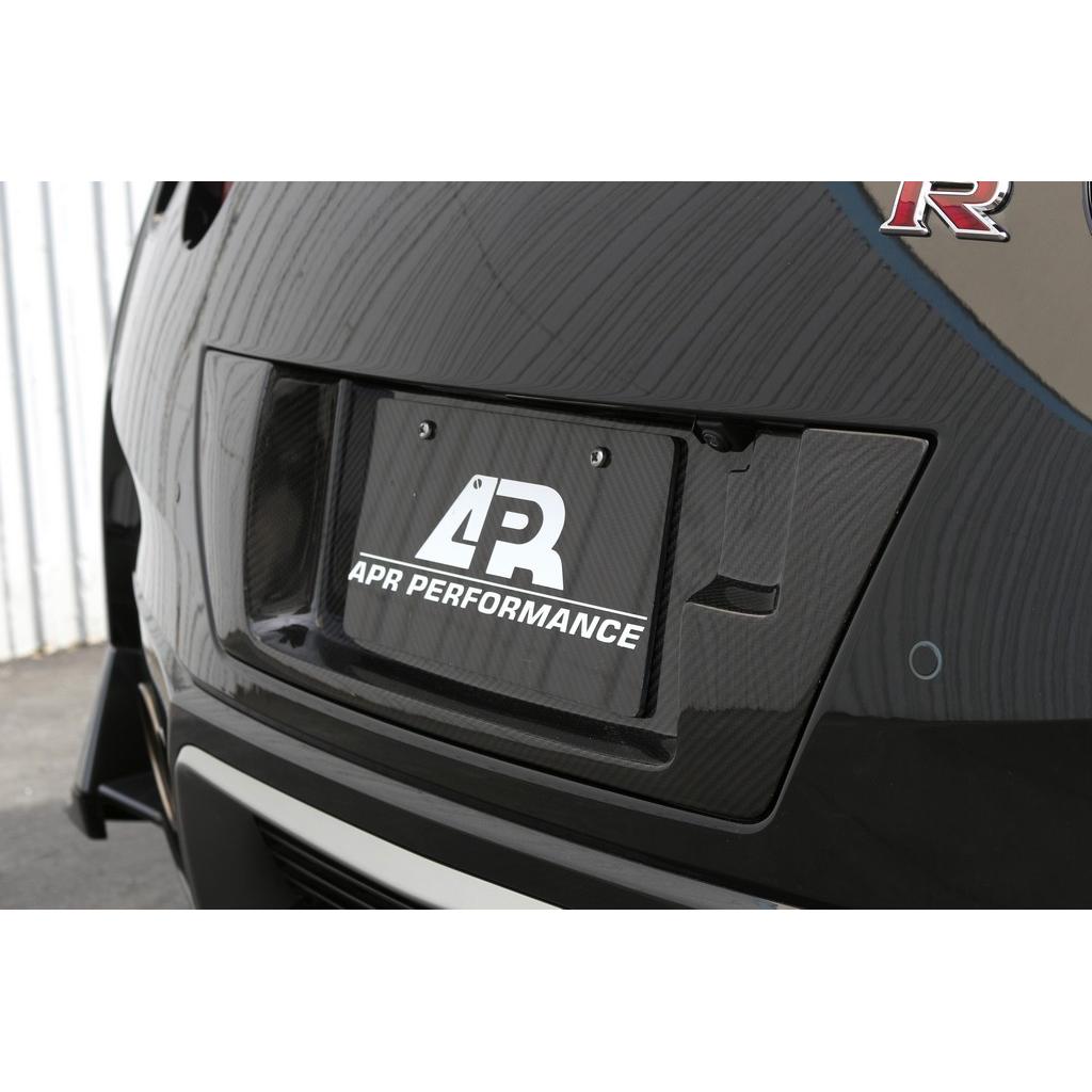 APR Performance Carbon Fiber Nissan GTR R35 License Plate Backing 2017-2022