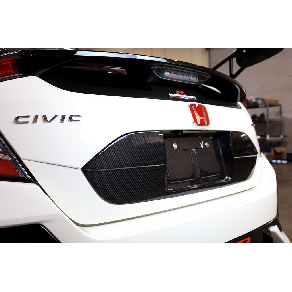 APR Performance Carbon Fiber Honda FK8 Civic Type R License Plate Backing 2017 - 2021