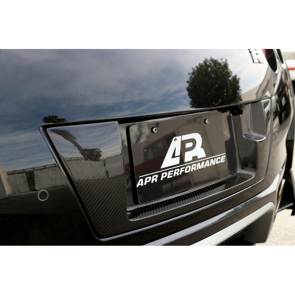 APR Performance Carbon Fiber Nissan GTR R35 License Plate Backing 2017-2022
