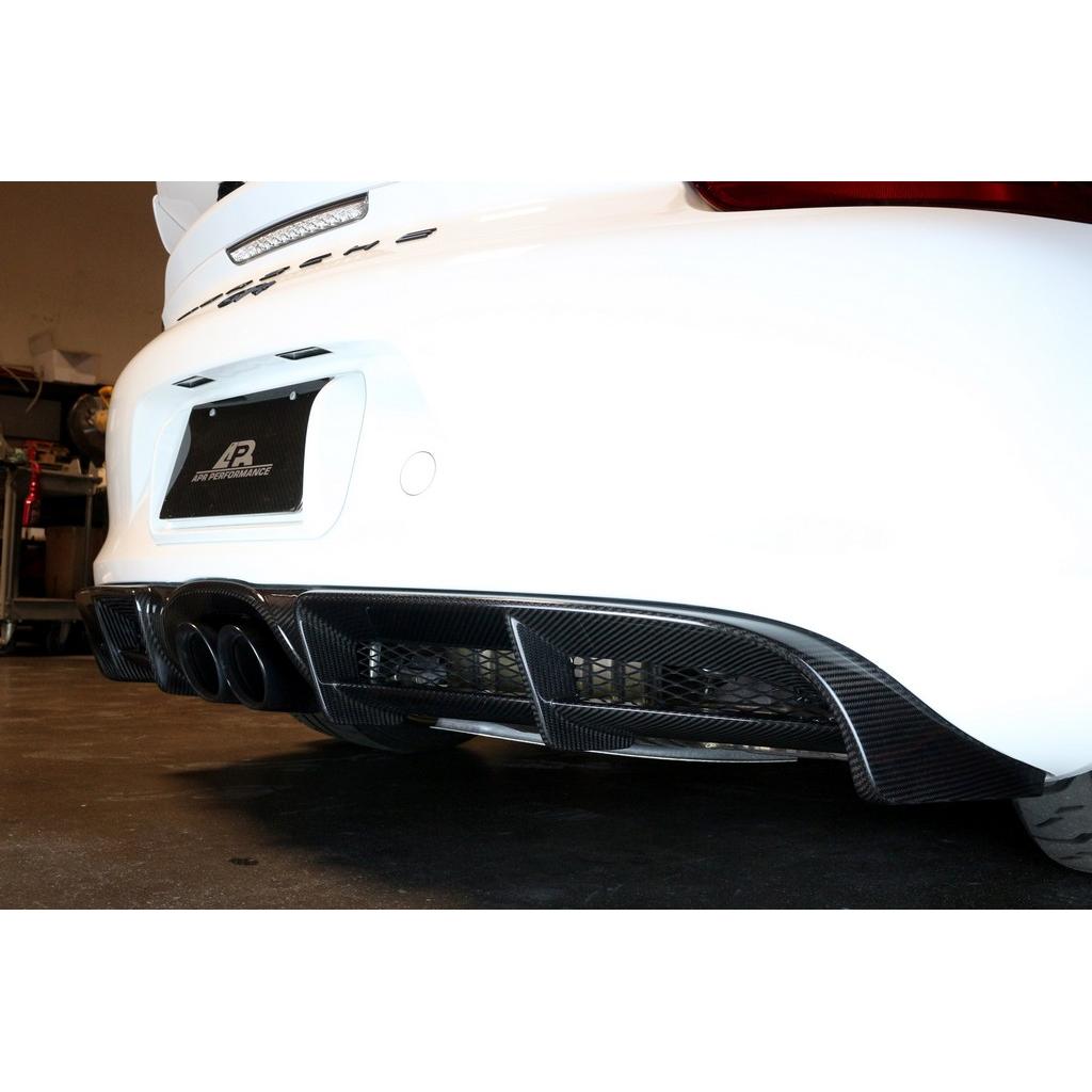 APR Performance Porsche 981 Cayman GT4 Carbon Fiber Rear Diffuser 2015-2016