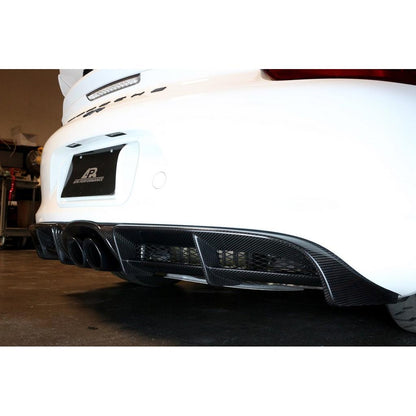 APR Performance Porsche 981 Cayman GT4 Carbon Fiber Rear Diffuser 2015-2016