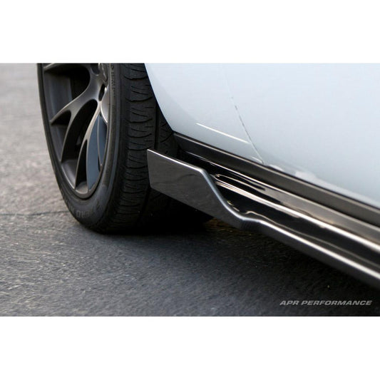 APR Performance Carbon Fiber Dodge Challenger Hellcat Side Rocker Extension 2015-2023 Challenger hellcat