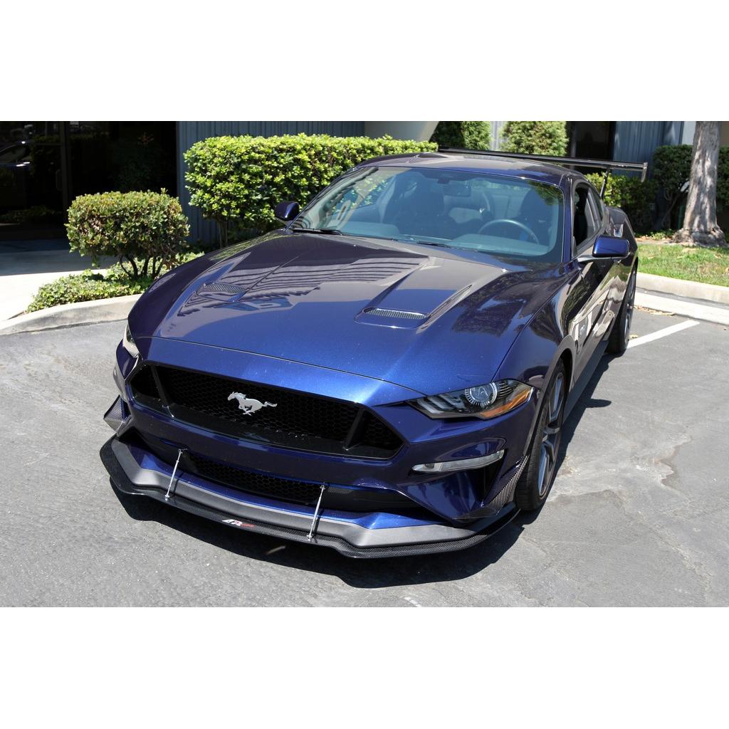 APR Performance Ford Mustang S550 Carbon Fiber Front Bumper Canards 2018-2023