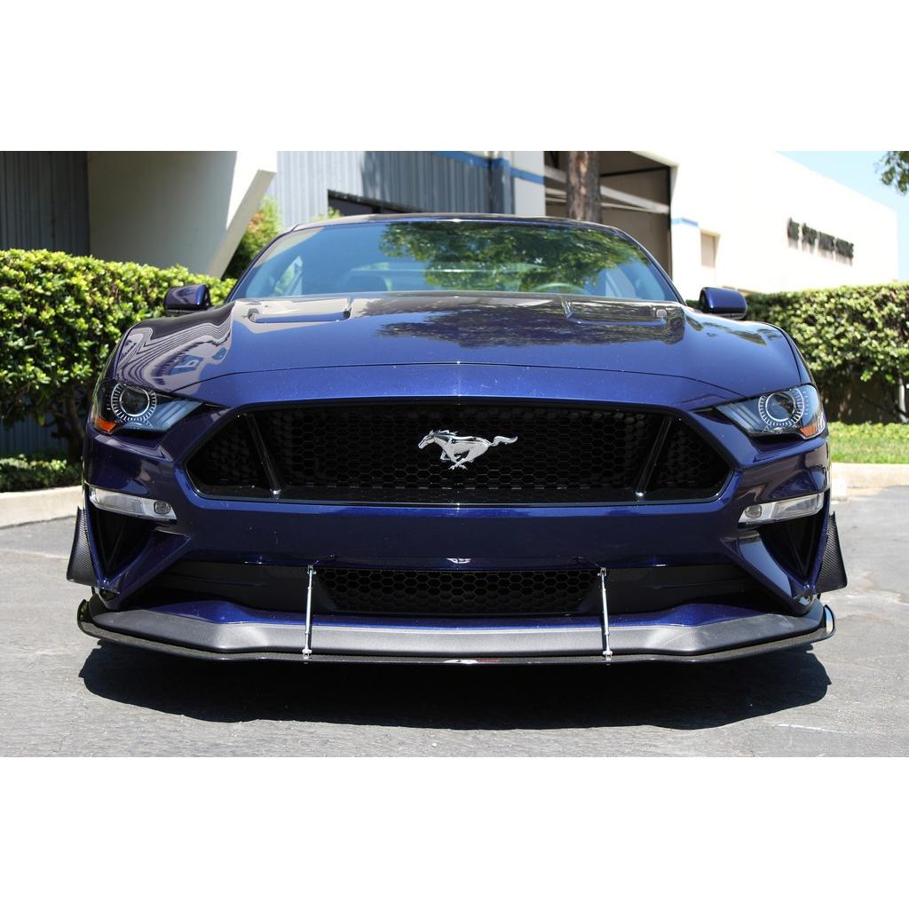 APR Performance Ford Mustang S550 Carbon Fiber Front Bumper Canards 2018-2023
